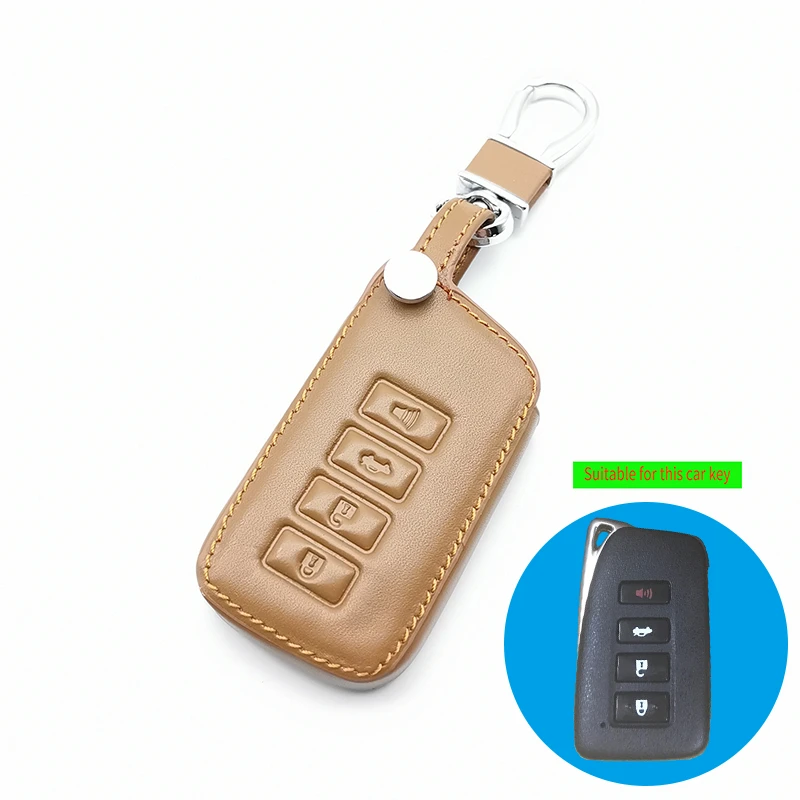 Горячая Распродажа чехол для ключей кожаный с 4 кнопками Lexus NX 250 350 LS GS RX IS ES GX LX RC