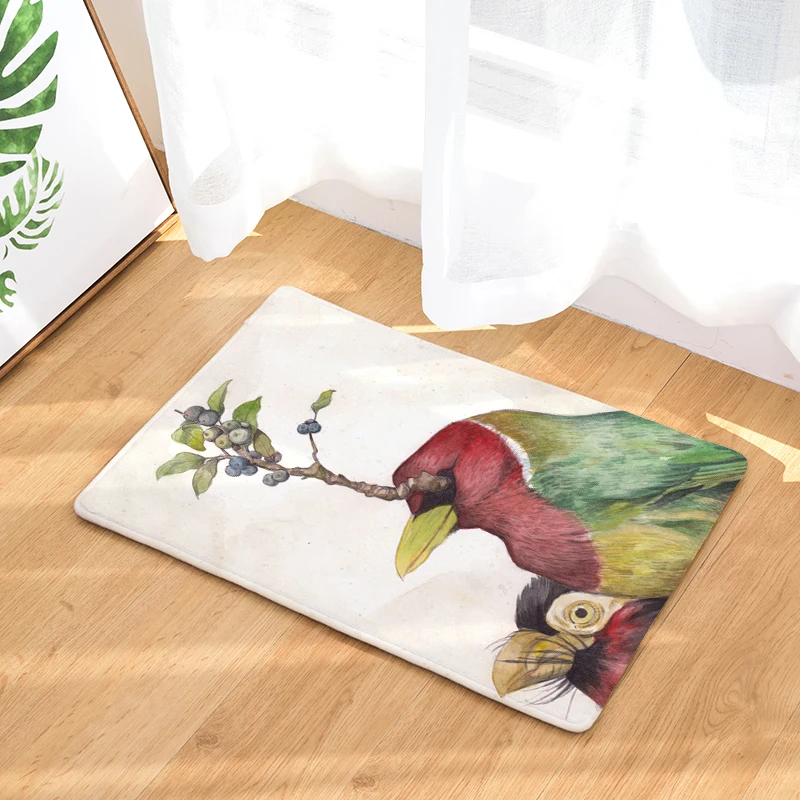 2017 Придверные коврики творческие милые с принтом растений для кухни ванной