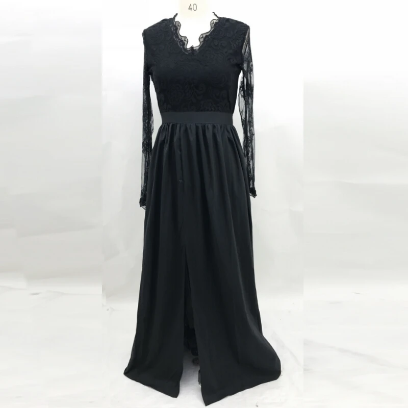 Вечерние Клубные платья 2019 осеннее модное кружевное платье с рукавами длинные
