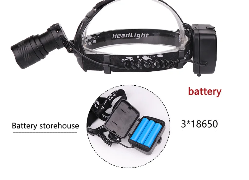 Litwod Z20 CREE XHP50 16 Вт чип головной светильник 32000лум Мощный светодиодный налобный фонарь zoom головной светильник Головной фонарь фонарик Фонарь