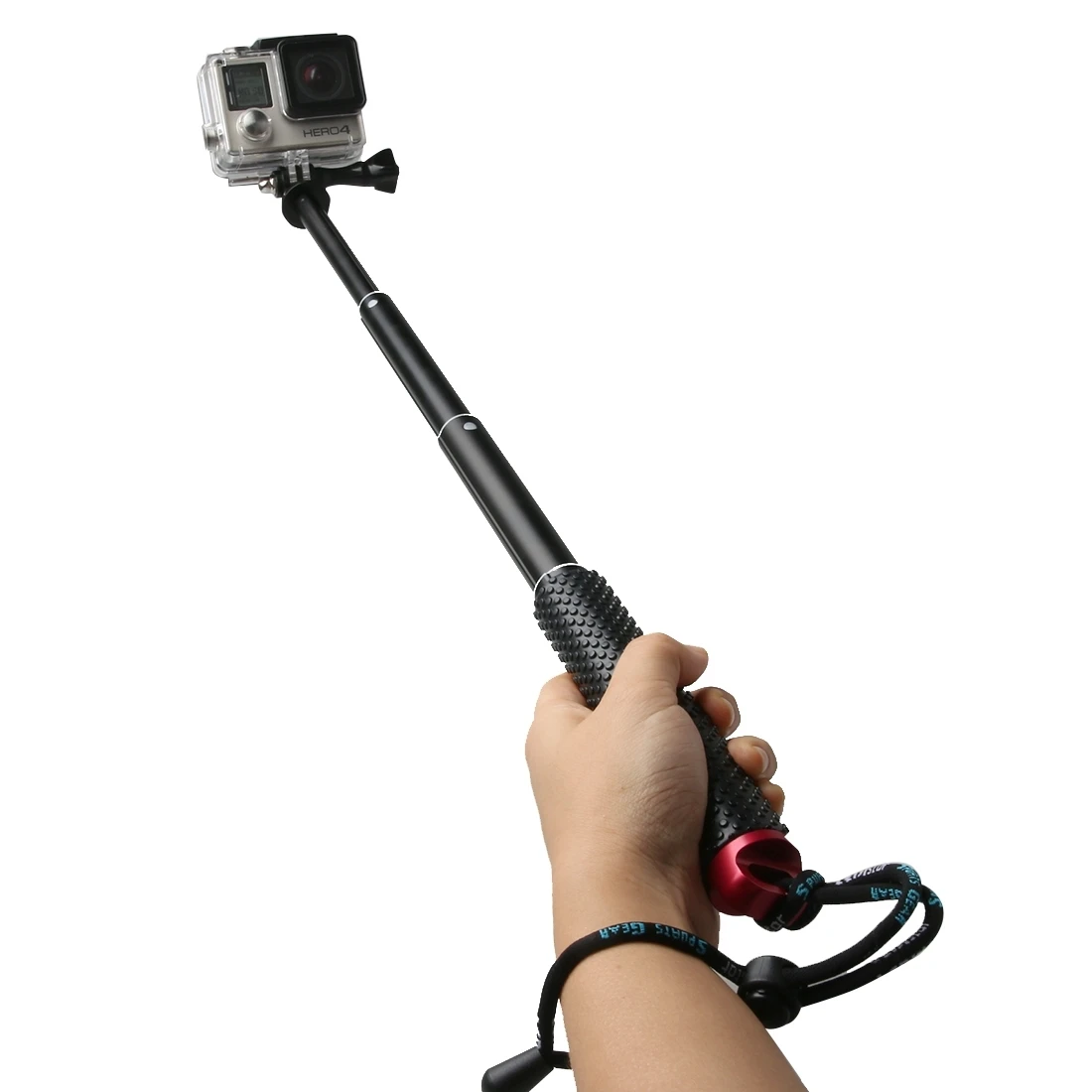 Для спортивной экшн-камеры Go Pro Аксессуары ручной выдвижной полюсный монопод палка для селфи для GoPro HERO5 HERO4 Session HERO 5 4 3+ 3 2 1 SJ4000