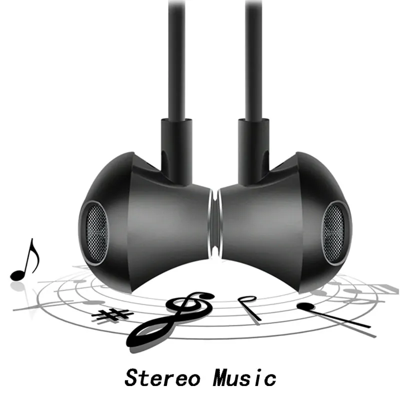 Магнитные Bluetooth наушники с шейным ремешком беспроводная гарнитура стерео бас