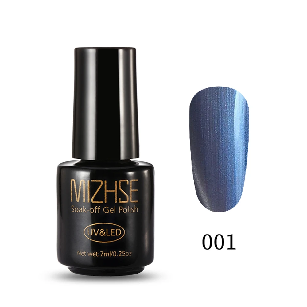 BKMY001 MIZHSE, 7 мл, гель кошачий глаз, хамелеон, голографический блеск, Магнитный Гель-лак для ногтей, отмачиваемый УФ-Гель-лак, лак для ногтей DIY - Цвет: BKMY001
