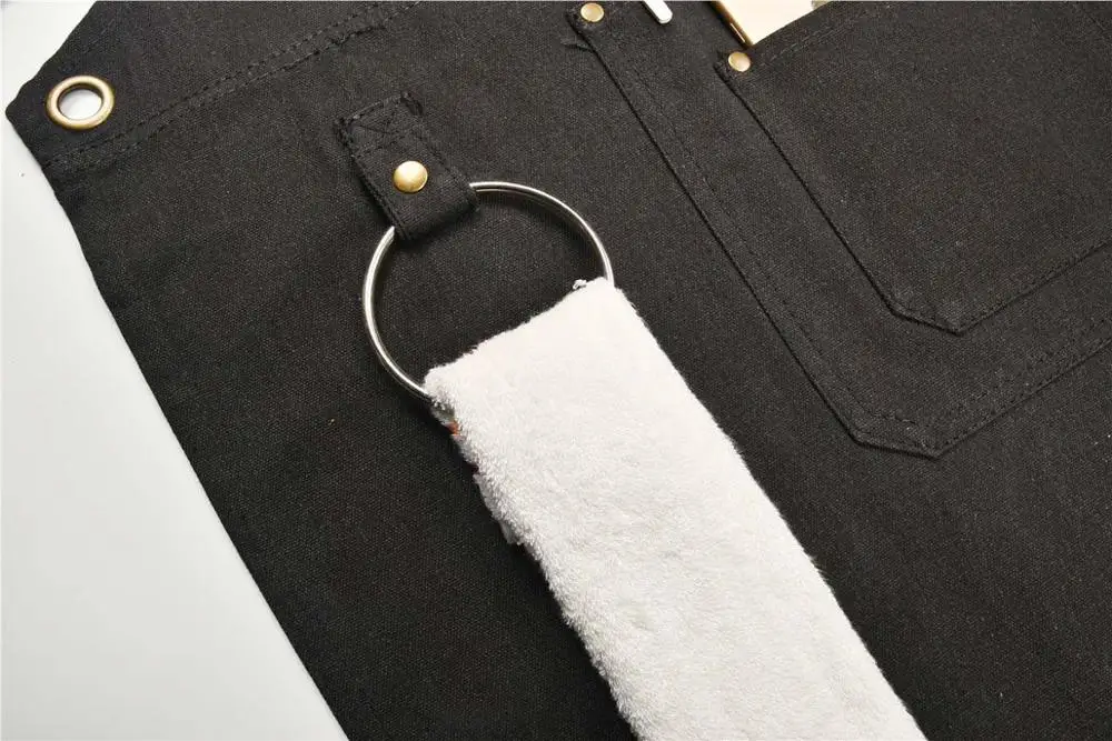 

Unisex Work Aprons For Men Women Kitchen Painting BBQ Chef Adult Apron Bib Leather Straps Christmas Gift delantal avental