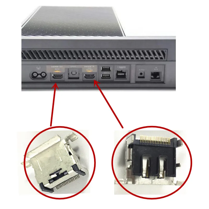 10 шт./лот для xbox ONE консоль HDMI порт разъем интерфейс HD разъем для xbox ONE Замена
