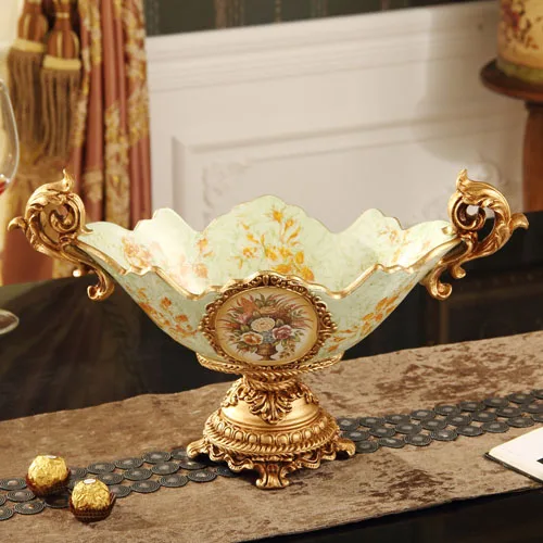 Европейский стиль ретро роскошные высококачественные керамические компот