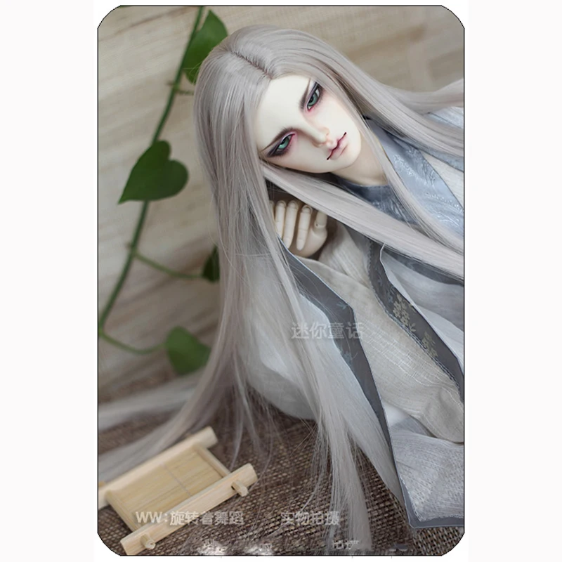 Allaosify bjd парик 1 шт. Сплит Длина прямые волосы 1/3 1/4 1/6 1/8 bjd кукла парик Древний китайский стиль