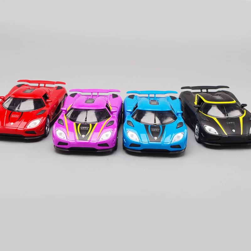 1/32 Diecasts & игрушечные транспортные средства Koenigsegg супер модель автомобиля со