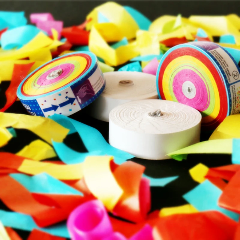 Разноцветные ленты для свадьбы дня рождения вечеринки торжества волшебное шоу