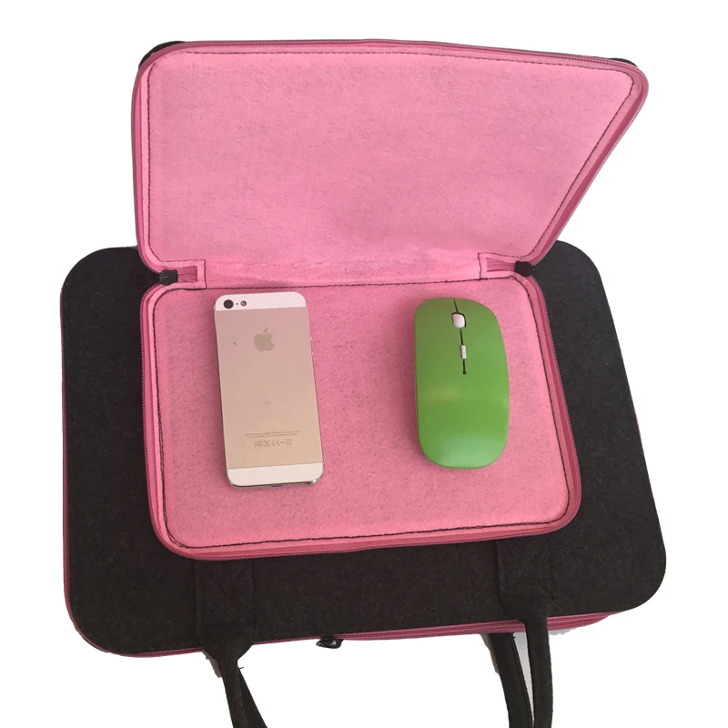 Шерстяной фетр розовый Coulds Laptop Sleeve сумка 11 12 13 14 15,6 17 дюймов Чехол для ноутбука для Для женщин Портфели Handlebag для Macbook Air 13