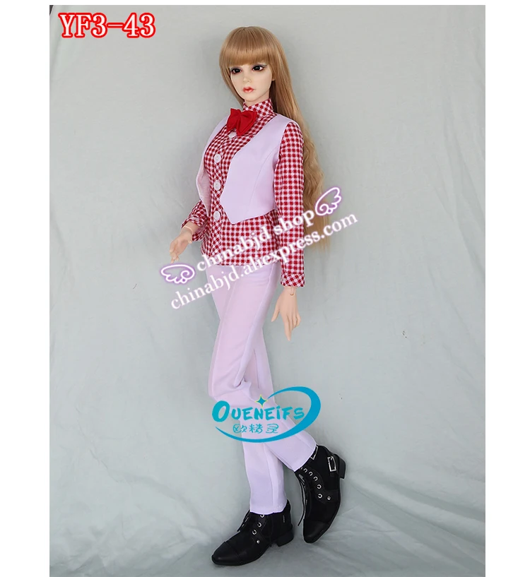 BJD SD кукольная одежда 1/3 жилет для девочки брюки блузка деловой стиль Supia SID Girl Body YF3