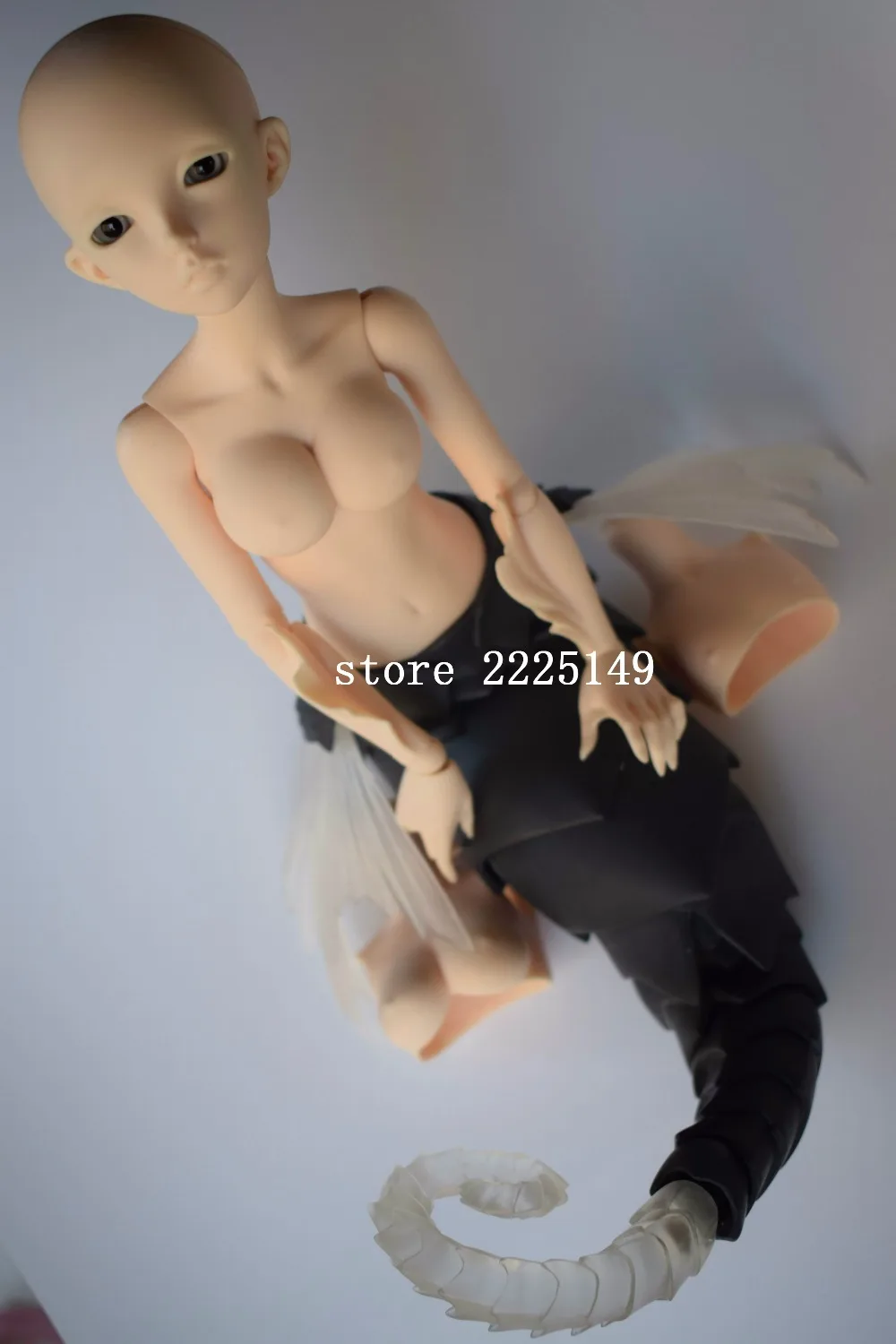 Бесплатная доставка кукла 1/4 bjd lingxiyiwa Русалка девушка (Seahorse) СИА с глазами|mermaid bjd|bjd