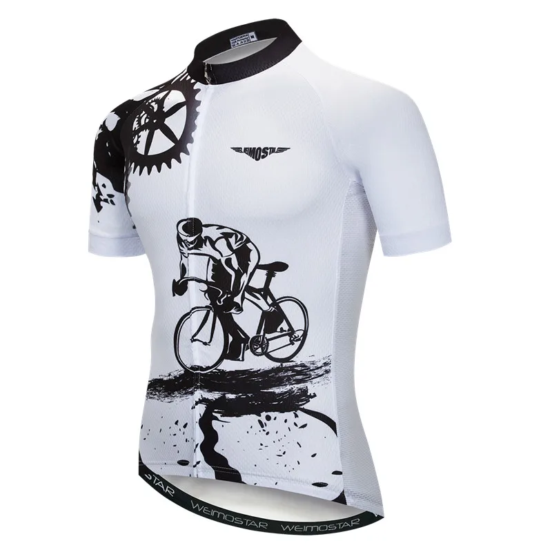 Pro MTB Bike Jersey Shirt - Yellow Spandex Cycling Jersey Tops/Short Sleeve Bike Clothing - Summer Style - Women/Men - Bike Team image 6