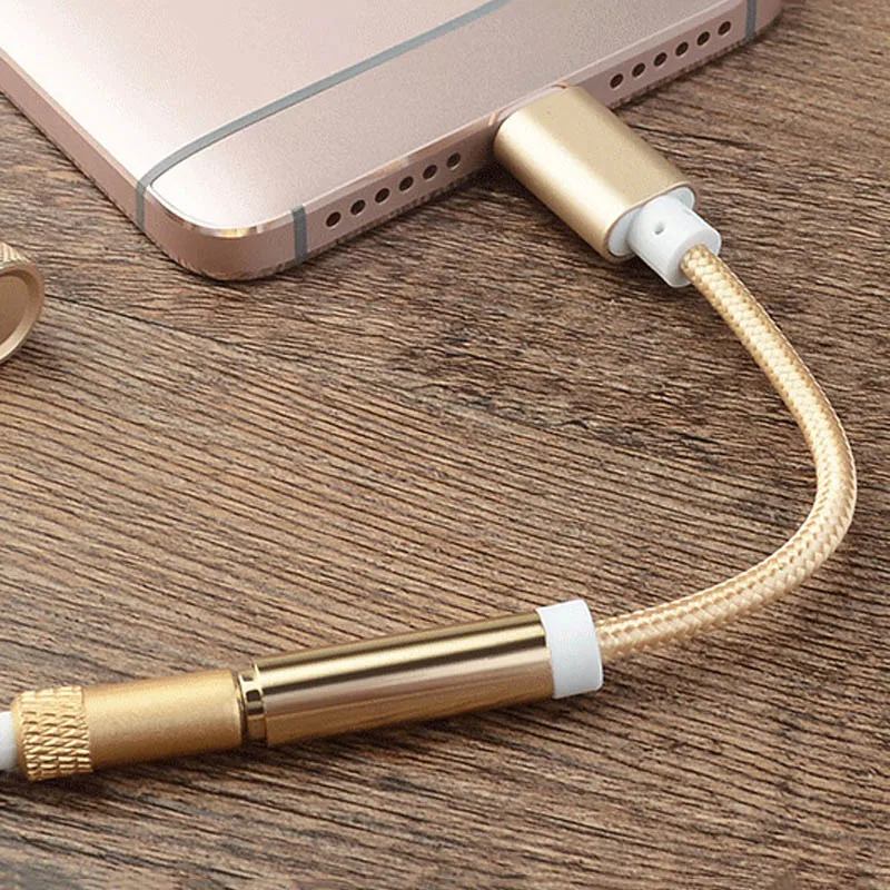 Кабель адаптер для наушников с разъемом USB 3 5 типа C на мм со штекером AUX Audio Female Jack
