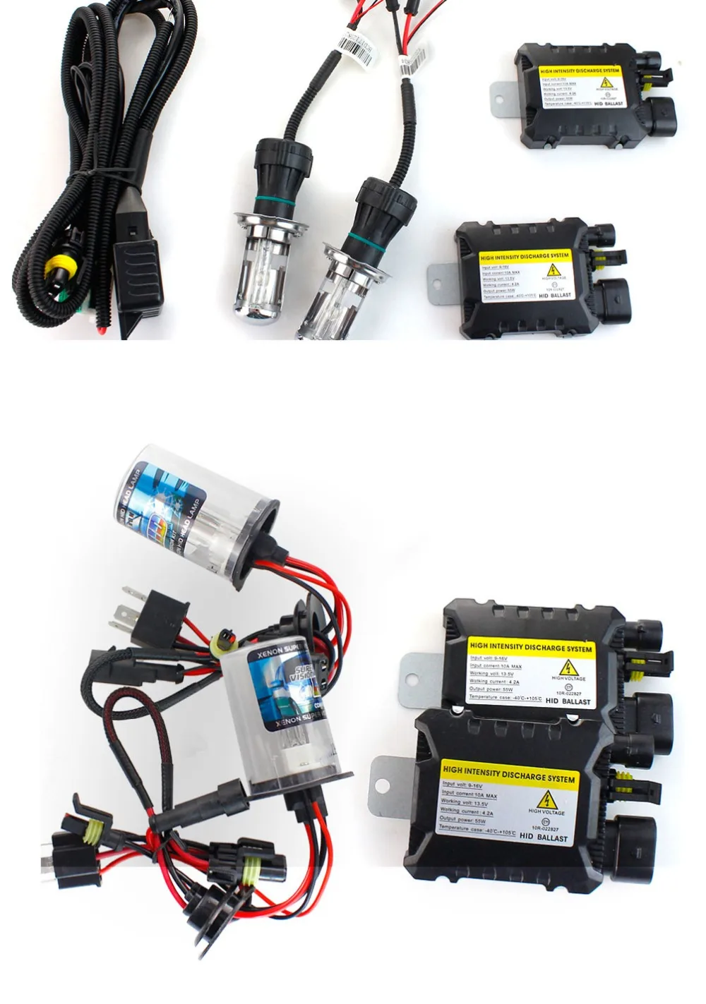 35 Вт/55 W 12 V ксеноновая лампа автомобильная лампа H1 H3 H7 H11 9005 9006 4300 k 5000 k 6000 k 8000 k HID тонкий балласт для ксенона фары комплект