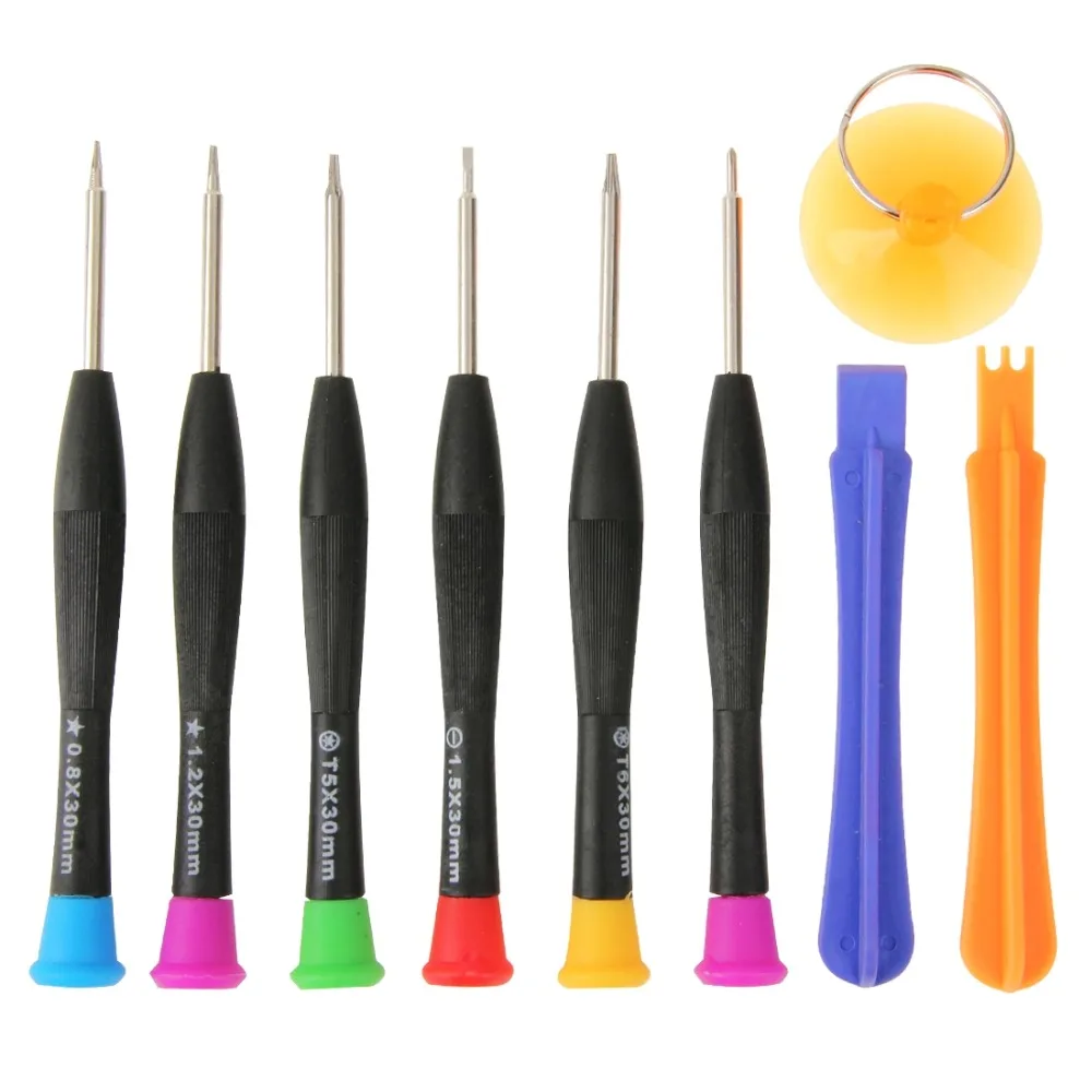 

9 in 1 Professional Screwdriver Repair Open Tool Kit for iPhone 6 & 6s / iPhone 5 & 5S