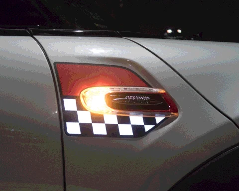 Brand New ABS Material UV Protected Lighted Side Scuttle Sticker For mini cooper F55 F56 F57(2 Pcs/Set) | Автомобили и мотоциклы