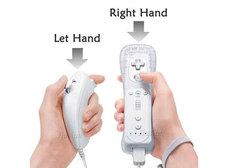 Встроенный Motion Plus нунчаки для Nintendo wii 2в1 комплект беспроводной геймпад джойстик контроллер пульт дистанционного управления игровой коврик аксессуары геймпад приставка игровая приставки игровые