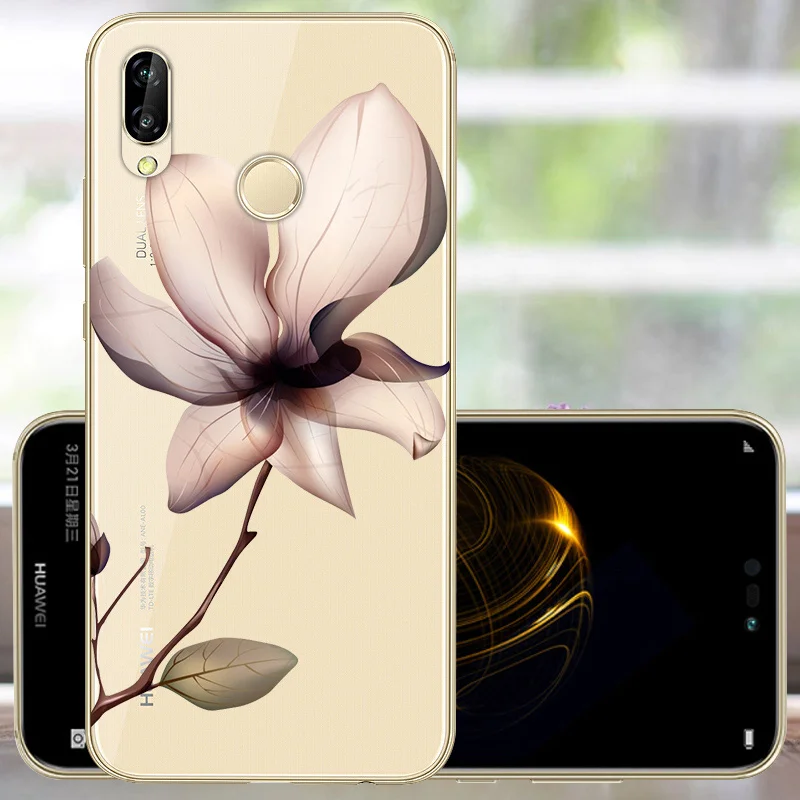 Мягкий силиконовый чехол для Huawei Nova 3 из ТПУ 3i защитный телефона чехлы задняя