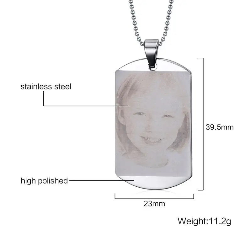 Персонализированные фото Семья изображения кулон Цепочки и ожерелья ID