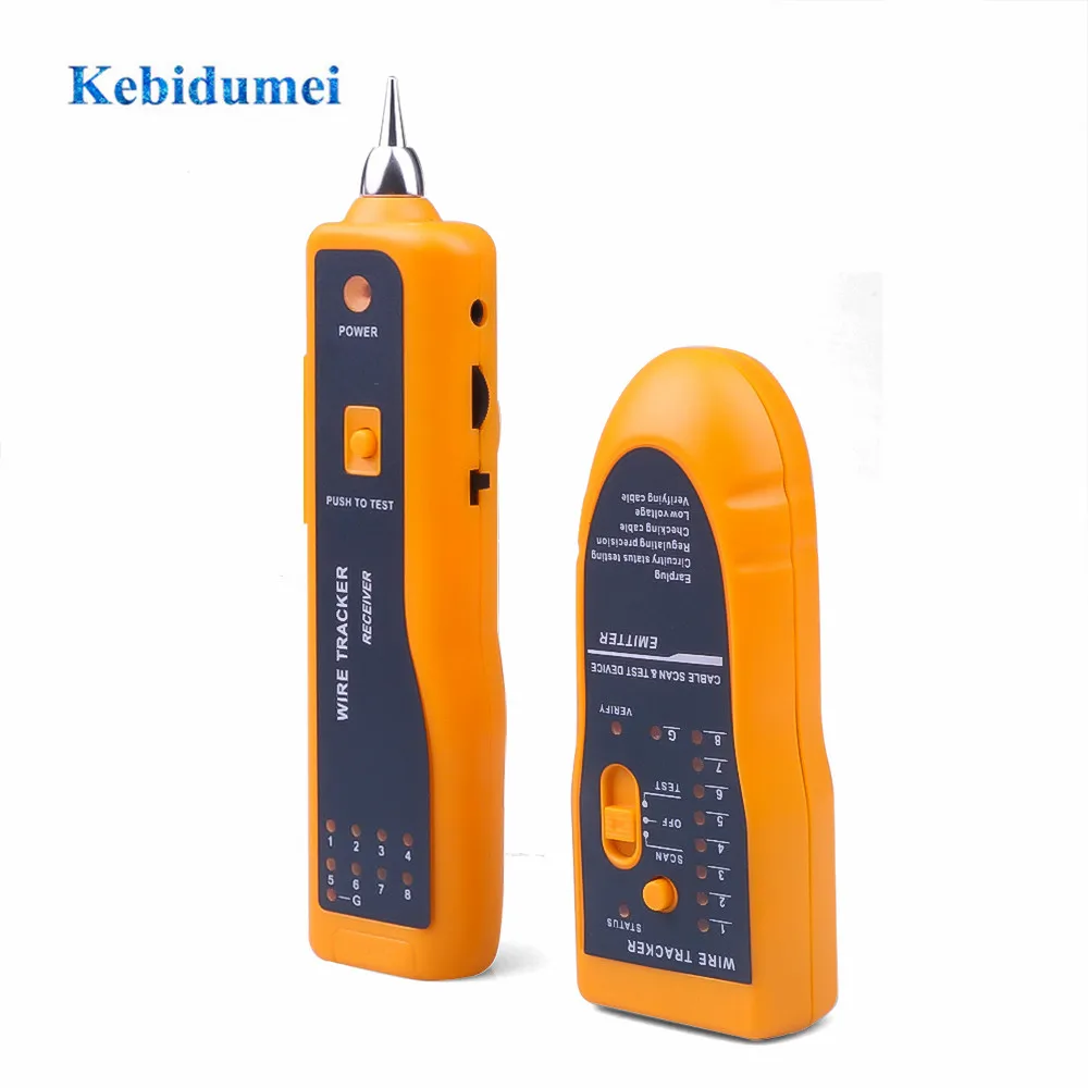 

Распродажа, тестер Kebidumei RJ11 RJ45 Cat5 Cat6 для телефонных проводов