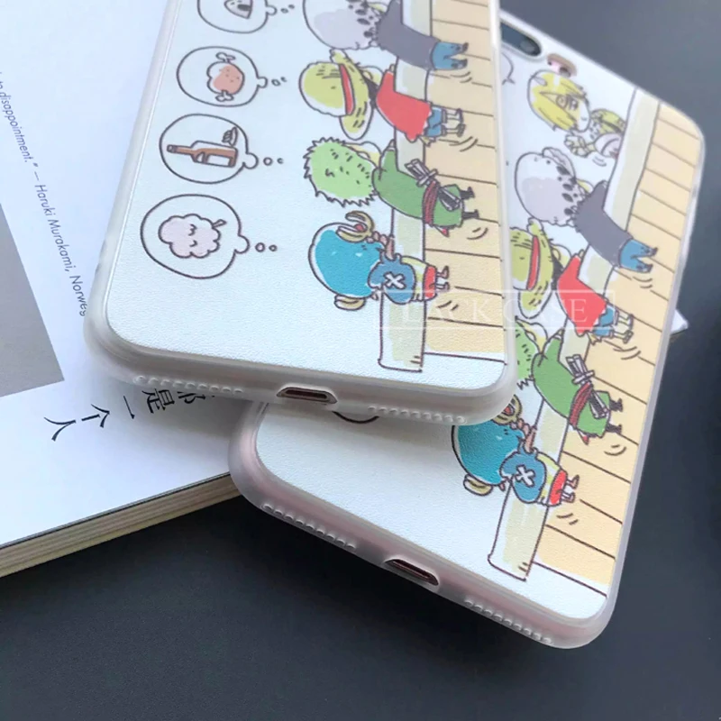LACK Fashion Cartoon Foodie People Hard Plastic Case Cover For Apple iPhone 7 iphone 6S 6 Plus 5 5S Phone Cases Coque |