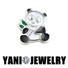 Бесплатная доставка, сделай сам, Очаровательные китайские панды, Подвески для стекла, жилая память, медальон 20 шт.лот