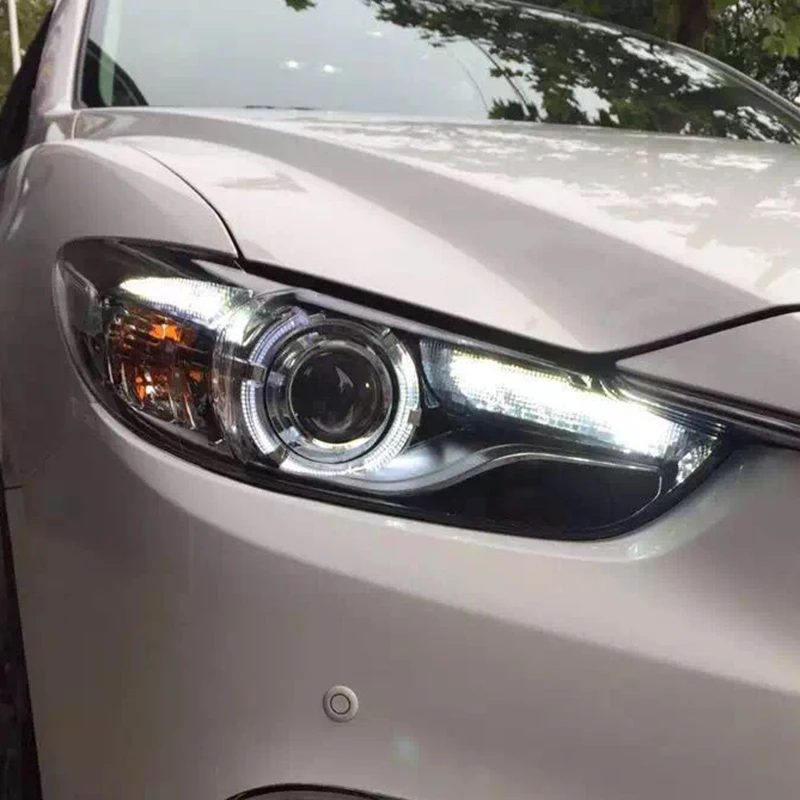 Автомобильный Стайлинг для Mazda 6 фар 2013-2016 Mazda6 Atenza светодиодный ные фары DRL Hid