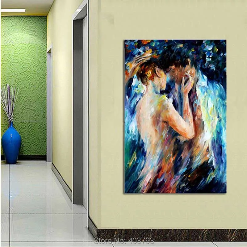 Палетка для боди арта с ножом и изображением пар|oil picture|picture for homepainting abstract |