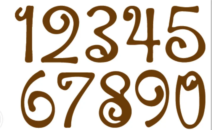 2019 цифр металлические трафареты для пресс-формы &quotсделай сам&quot Скрапбукинг