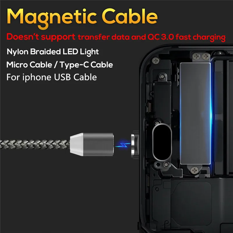 Зарядный кабель Micro usb Type C для iphone Samsung Galaxy S8 S9 S10 Plus S10E S7 Edge Note 8 9 M10 M20 A30 A7 2018