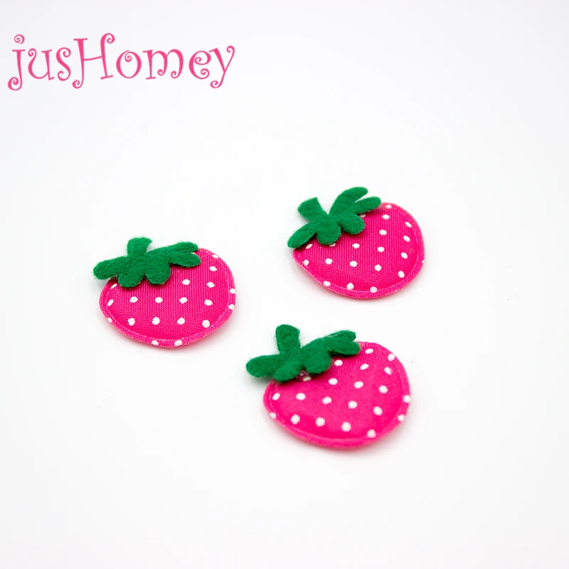200 шт. ручная работа войлок аппликация клубники Нетканые Мягкие Клубничные