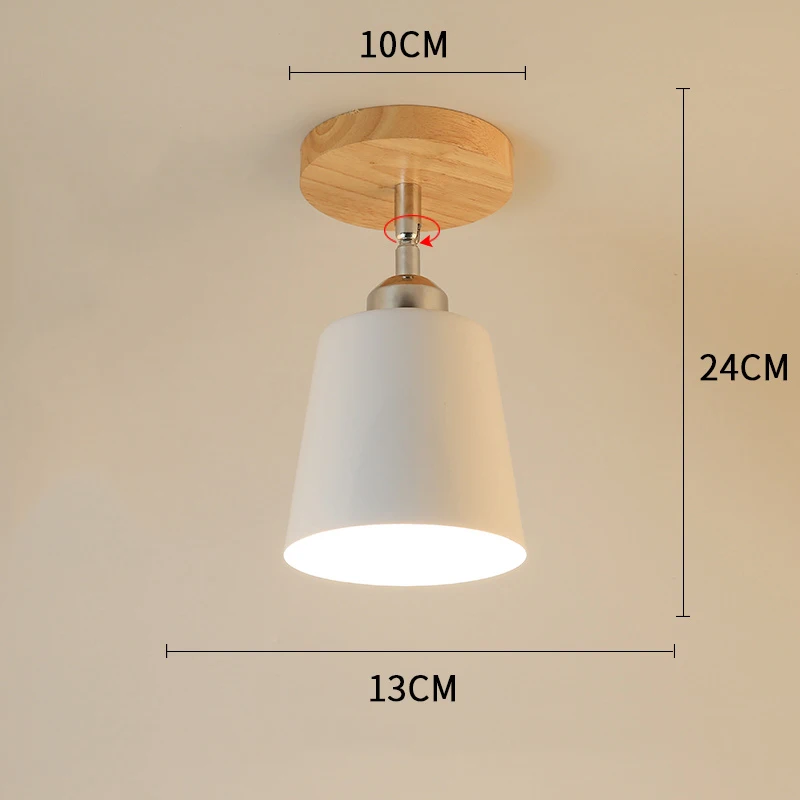 Type 10 no bulb Светодиодный потолочный светильник, современный деревянный потолочный светильник, винтажный плафон, лампа для гостиной, цветная, E27, плафон, Lamparas Techo Deckenleuchten - Цвет корпуса: Type 10 no bulb