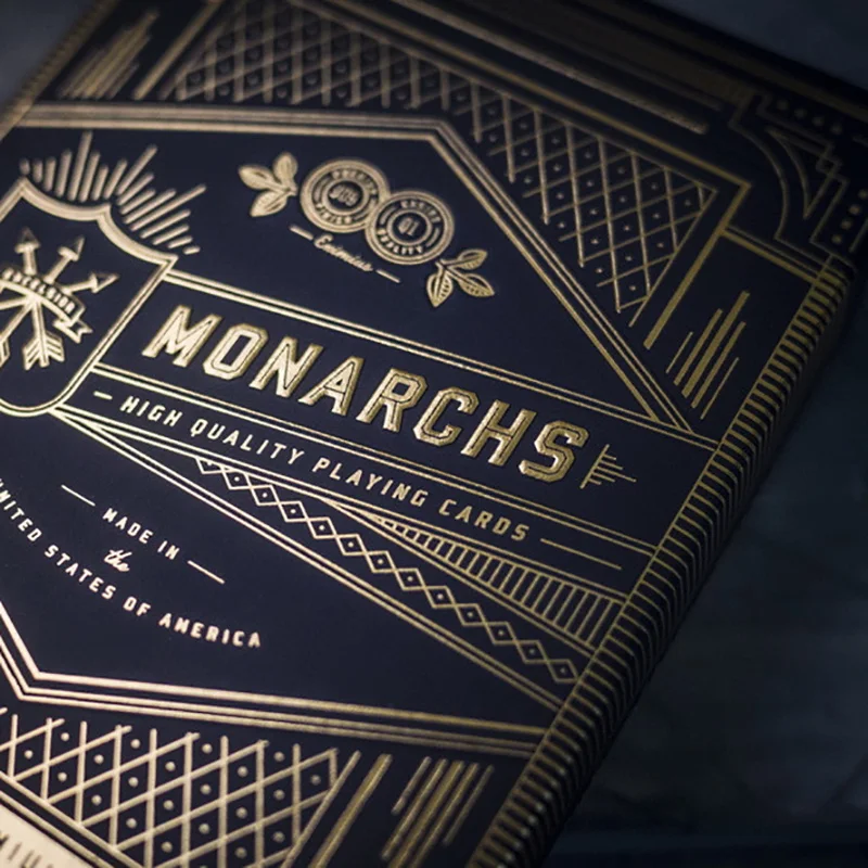 3 цвета игральных карт Monarch волшебная категория покерные карты для
