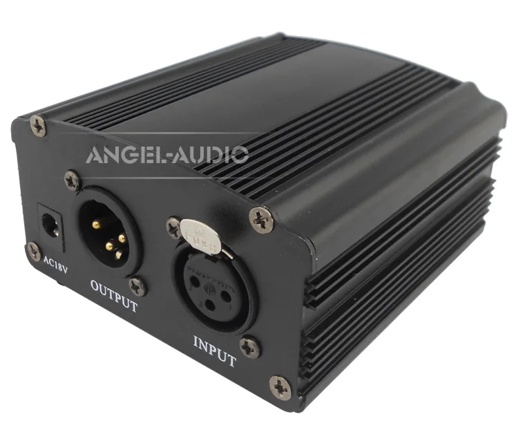 Высокое качество 48 V DC Phantom Питание для конденсаторный вокальный Запись микрофон