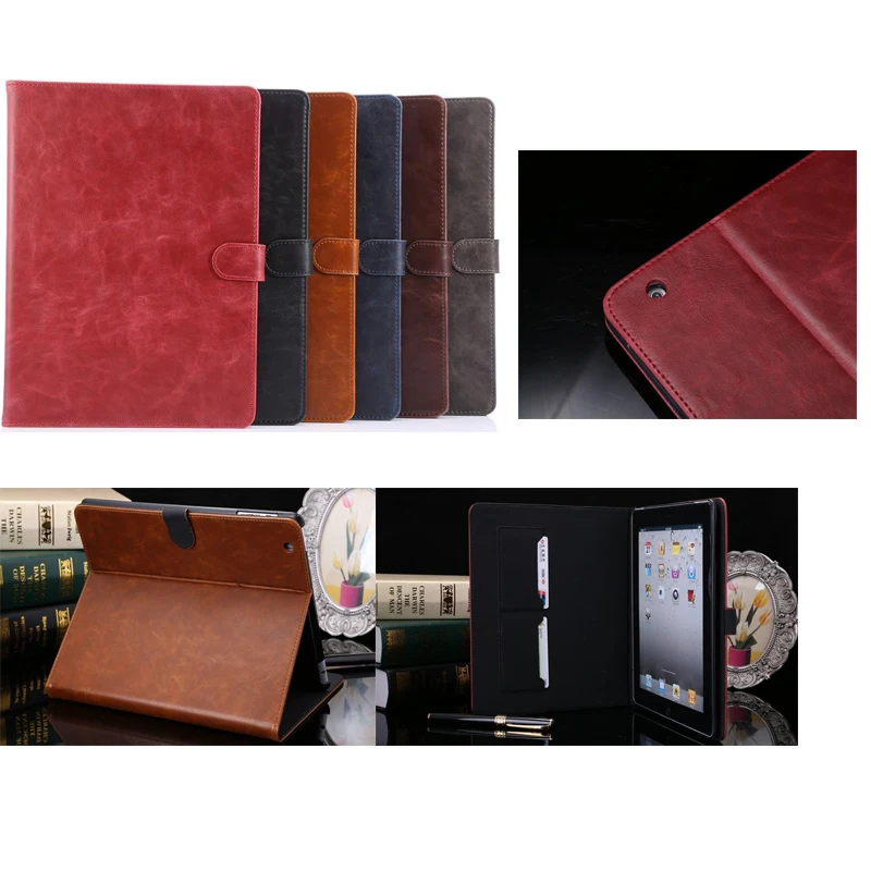 Чехол-подставка из искусственной кожи для ipad 3 4 2 9 7 дюйма | Компьютеры и офис