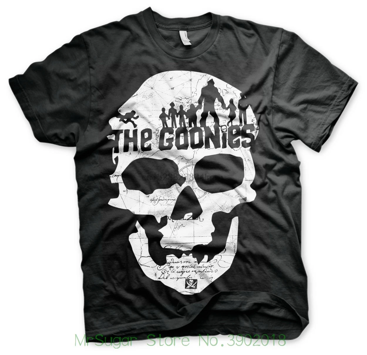 T-shirt The Goonies Skull Logo Maglia Uomo By Hybris New Arrival Male Tees Casual Boy T-shirt Tops Discounts