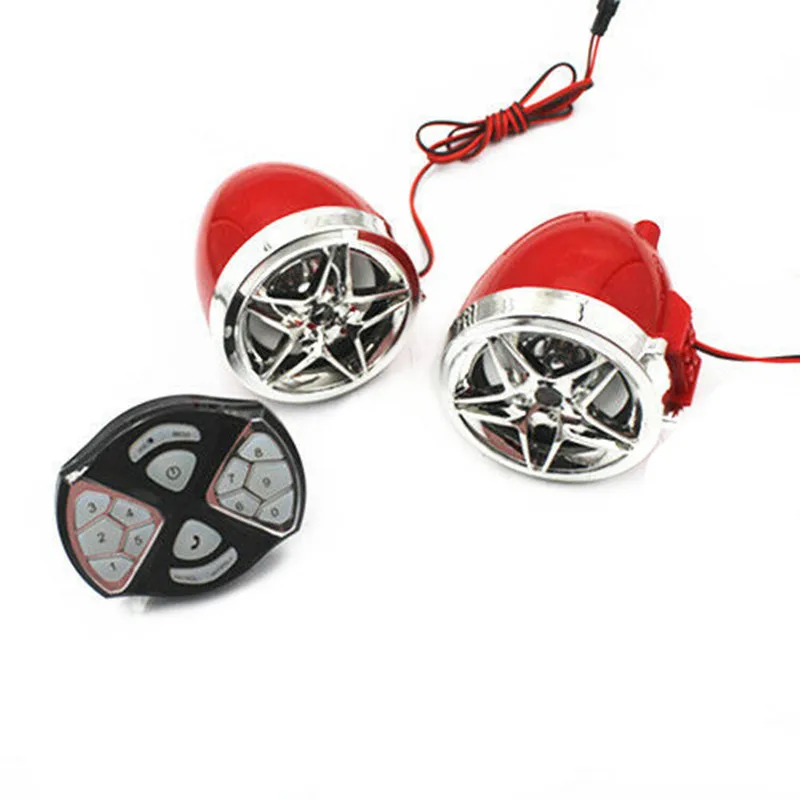 Аудиосистема для мотоцикла Bluetooth MP3 FM-радио стереодинамики кафе Racer Cruiser Bobber Chopper Atv