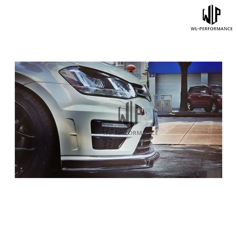 Golf 7 MK7 автомобильные комплекты кузова PP Неокрашенный передний бампер для губ задний бампер боковые юбки для VW GOLF7 MK7 R20 автомобильный Стайлинг-UP