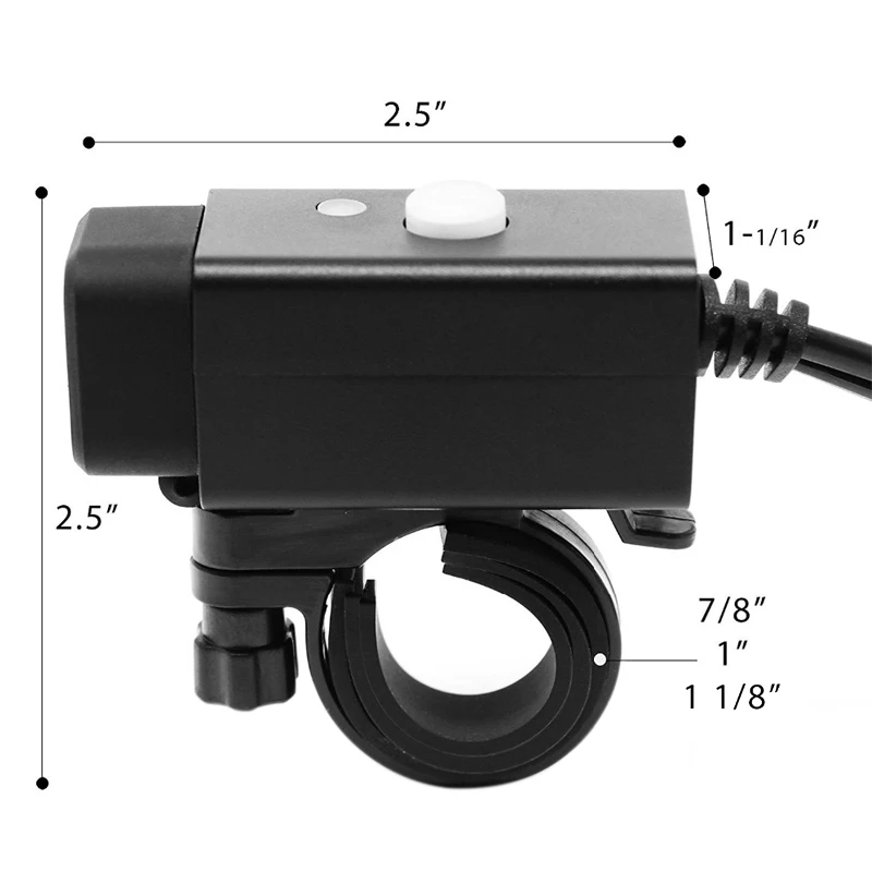 5 в умная зарядка блок питания водонепроницаемый мотоцикл два USB порта зарядное