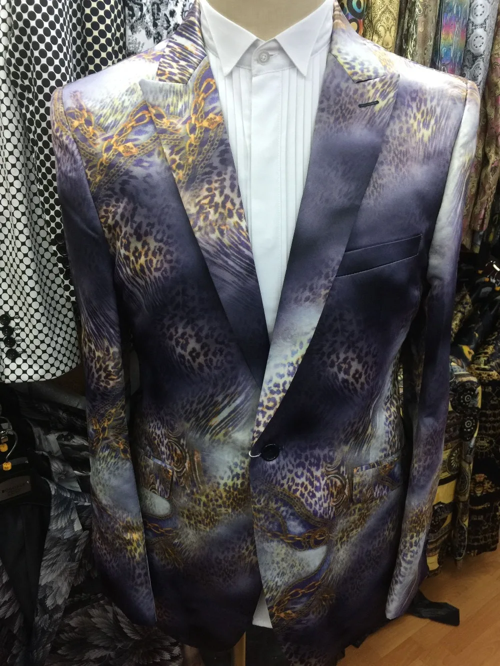 2016 новый дизайн цветок куртка | Мужская одежда