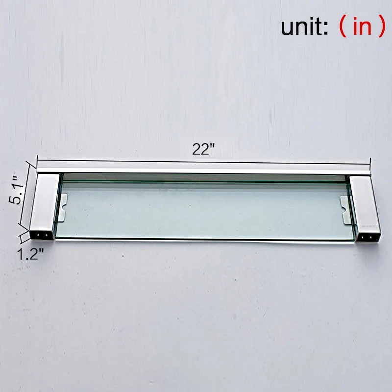 Зеркальная полированная полка для унитаза из нержавеющей стали SUS 304 твердая