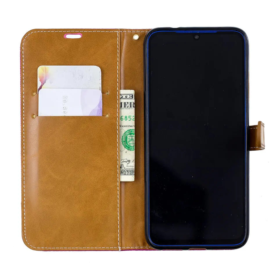 Чехол-книжка с изображением коровы для Xiaomi Poco F1 Redmi Note 7, 6 Pro, 5A, Y1 Lite, кошелек с карманом для карт, чехол-подставка из искусственной кожи, фирменная новинка, чехол D07Z