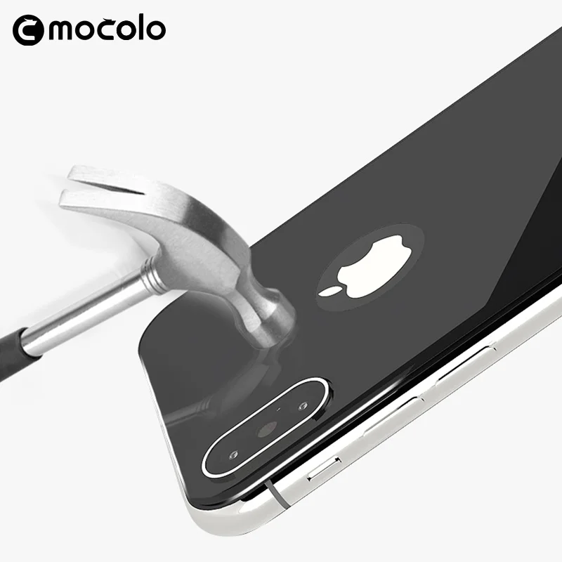 Mocolo 0.3 мм 3D шелковая печать закаленное Стекло Вернуться протектор для iPhone X |