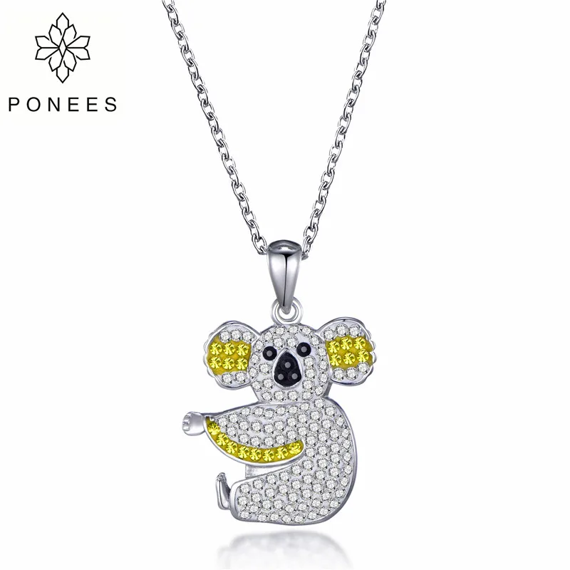 Модные детские ювелирные изделия PONEES 2018 г. ожерелье коала для подруги с
