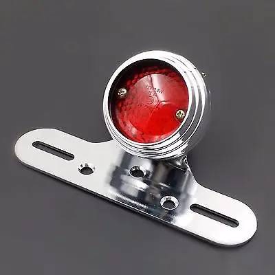 

Chrome Retro Brake Tail Running light for Harley Honda CB Kawasaki Suzuki Yamaha Custom