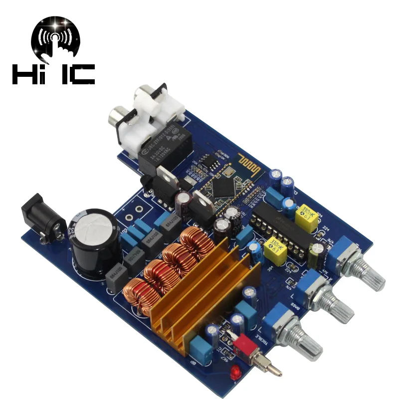 TPA3116 + LM1036 Bluetooth Усилители домашние доска 4.0 CSR4.0 класса D 2.0 HIFI аудио ВЧ регулировки