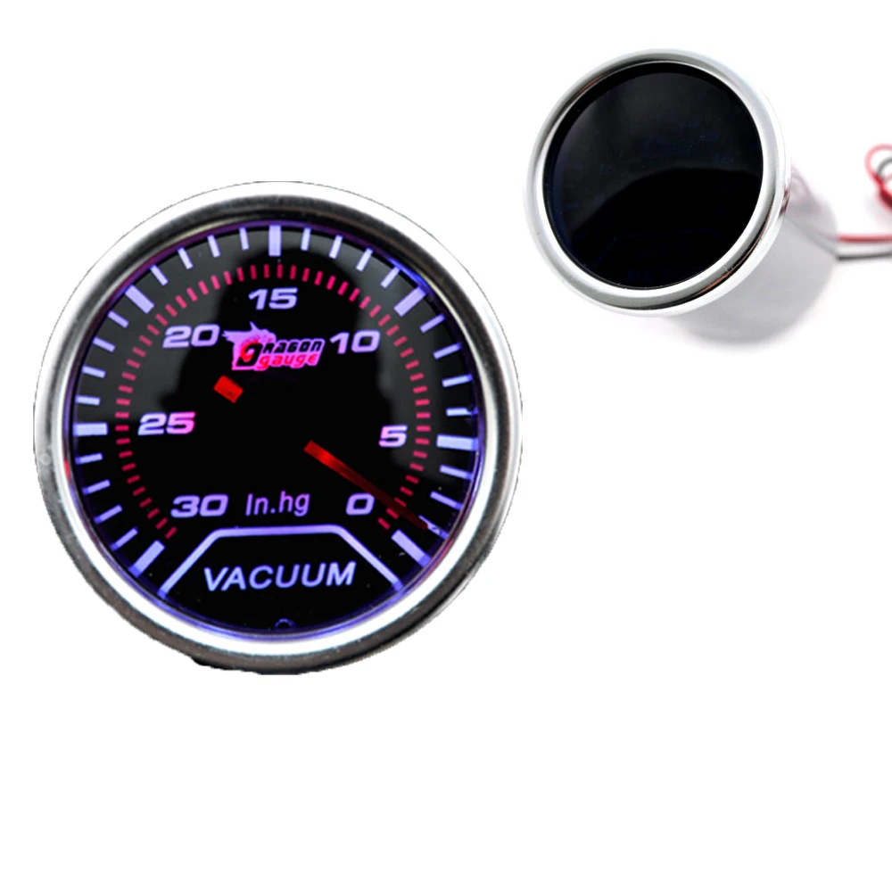 EE support Автомобильный Универсальный дымовой объектив 2 дюйма 52 мм индикатор