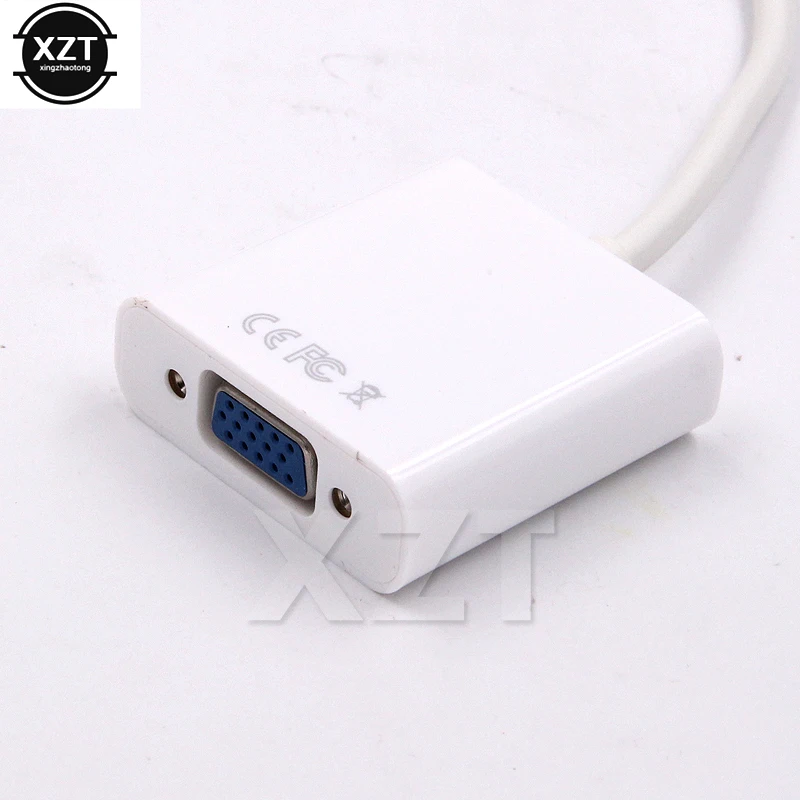 Новейший мини порт дисплея Mini Thunderbolt DP к VGA Кабель адаптер 1080P для MacBook Air Pro Для iMac