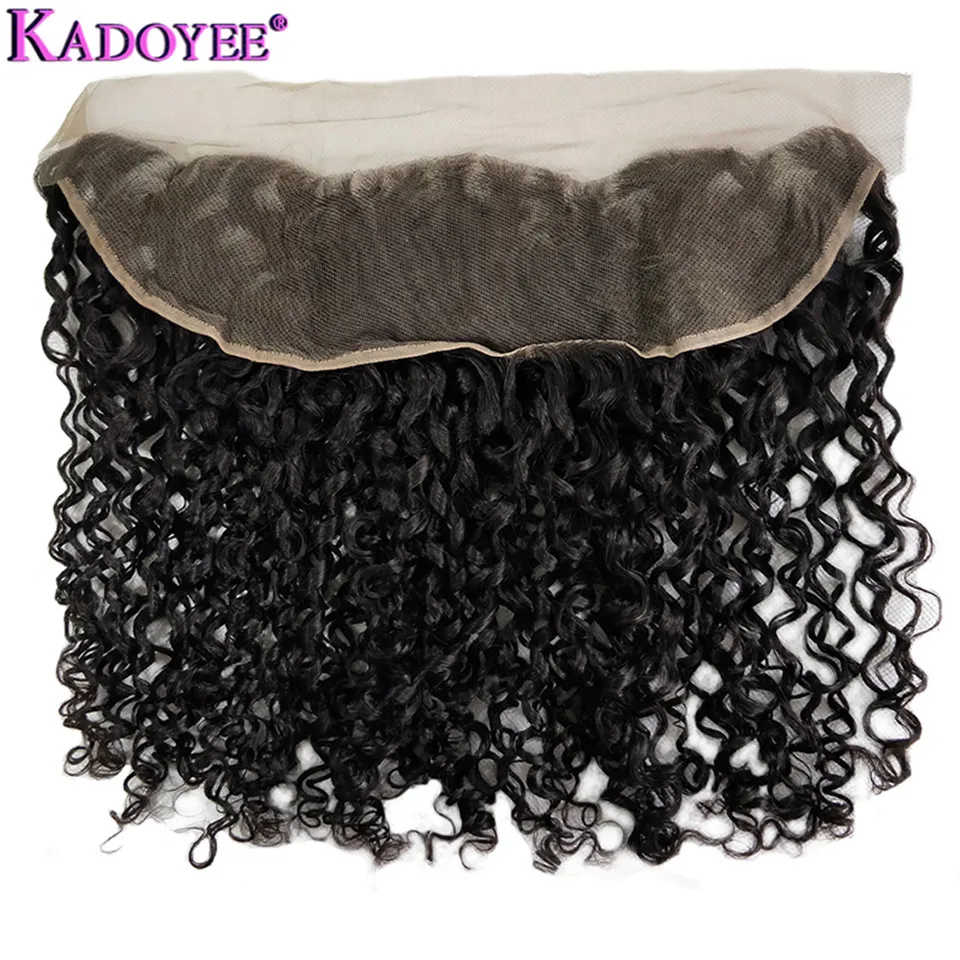 Двойные нарисованные волосы Funmi плетение 3+ 1 пряди с 13x4Lace фронтальное закрытие Pissy Curl Pixie Flexi вьющиеся человеческие волосы Remy для наращивания